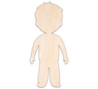 Creative Deco Forme Personnalisée en Contreplaqué de 3 mm | Garçon | Taille 5-100 cm | Formes Continents en Bois | Décoration Murale | Découpe Laser pour Découpage, Artisanat, Loisir Créatif