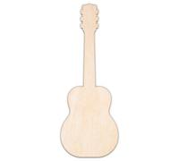Creative Deco Forme Personnalisée en Contreplaqué ou MDF de 3 mm | Guitare Acoustique | Taille 5-100 cm | Formes Hobby en Bois | Décoration Murale | Découpe Laser pour Découpage, Artisanat
