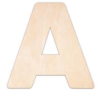 Creative Deco Lettre A Personnalisé Contreplaqué ou MDF de 3 mm | Alphabet