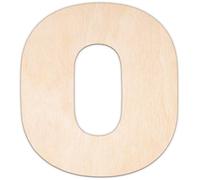 Creative Deco Lettre O Personnalisé Contreplaqué ou MDF de 3 mm | Alphabet