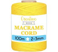 Creative Deco Macrame Corde de Coton | 9 Variantes