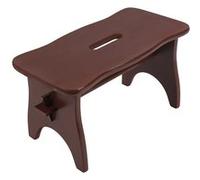 Creative Deco Marchepied Marron Repose Pied en Bois 38 x 19 x 21 cm Marron G