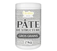 Creative Deco Modeling Paste Pâte de Structure Gros Grains 2kg Gris