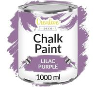 Creative Deco Peinture à la Craie Lilas 1L Mat et Lavable Peinture Meuble Bois Lilas