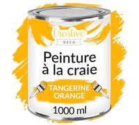 Creative Deco Peinture à la Craie Mandarine | 1L | Mat et Lavable
