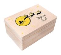 Creative Deco Personnalisé Idee Cadeau Noel pour Femme et Homme - Texte Désiré Boîte en Bois | Votre Original Cadeaux Personnalisé | Personnalisable Decoration - Traîneau de Noël