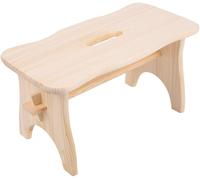 Creative Deco Petit Tabouret Repose Pieds en Bois | 38x19x21 cm | 5 Variantes