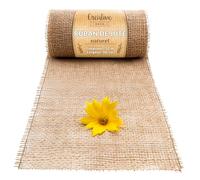 Creative Deco Ruban Chemin de Table Toile de Jute
