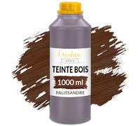 Creative Deco Teinte Bois Palissandre 1L | Teinture Bois à Séchage Rapide | Haute Efficacité | Protection de Surface | Vernis Bois Exterieur et Interieur | Non Toxique et à Base d'eau