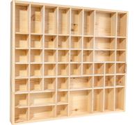 Creative Deco Vitrine Murale Petite Etagere - 51 Compartiments - 52 x 46 x 5 cm