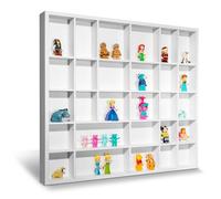 Creative Deco Vitrine Murale Petite Etagere Bois Blanche | 28 Compartiments