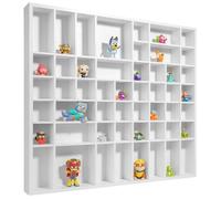 Creative Deco Vitrine Murale Petite Etagere Bois Blanche | 51 Compartiments