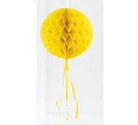 Creative Décoration Nid d'abeille Boule 30 cm - Jaune
