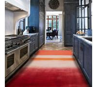 Creative Design 60x90cm - tapis Mark Rothko Style Thin lavable carpette resistant aux taches antiderapant Backing descente de lit for salon chambre abstrait Color Block Gradient Print Home Decor