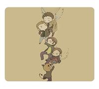 Creative Design Mouse Pad Rectangle Mouse Pad Gaming Mousepad Funny Supernatural Rectangle Non-Slip Mousepad Water Resistent Oblong Gaming Mouse Pads