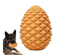 Creative Dog Treat Toy - Cone Design Chewer, Treat Dispensing Toy | Chiots de chiots à mâcher pour animaux de compagnie robustes en pin pour entraînement à l'épreuve de la bouchée