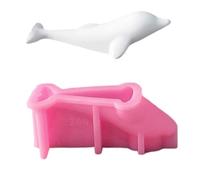 Creative Dolphin Designs Accessoire portable en silicone robuste pour les amateurs d'artisanat, projets de décoration de la maison, moule en plâtre dauphin