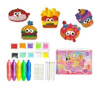 Creative Dot Art Kit, Funny Bead Craft Toys, 12x10 Inches Dotting Pen Set with Colorful Beads, Activity Tray, Art Crafts Set with Bright Colors, Bead Craft Toys for Children Boys Girls Home School