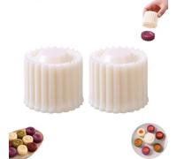 Creative Double-Ended Pastry & Mooncake Mold,Moule Biscuit, Moule Patisserie, Mooncake Mould, Double-sided Pastry & Mooncake Mold, Household Pastry DIY Mold, Mold Silicone for Baking Pastry，2PC