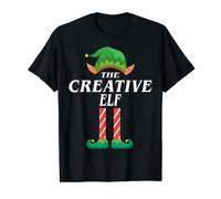 Creative elf christmas pajamas for family matching sets elf T-Shirt