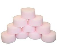 Eulenspiegel 990131 - Eponge à maquillage, 10 pièces, pores fins, maquillage, éponge à maquillage, carnaval, Halloween, fête à thème