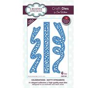 Creative Expressions Sue Wilson Die Dotty Streamers Matrices de Découpes - Modèles de Découpes pour Motifs en Papier, Cartes & Scrapbooking - Compatible avec les Coupeuses - Matériel Art