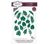 Creative Expressions Sue Wilson Necessities Tropical Flora Matrices de Découpes - Modèles de Découpes pour Motifs en Papier, Cartes & Scrapbooking - Compatible avec les Coupeuses - Matériel Art