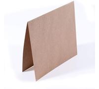 Creative Florence Grandes Cartes Carrées, Ensemble De 25, Marron Kraft, Enveloppes Assorties Disponibles