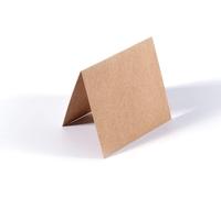 Creative Florence Petites Cartes Carrées, Ensemble De 25, Marron Kraft, Enveloppes Assorties Disponibles