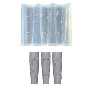 Creative Flower Designs Moule à ongles 3D en silicone gaufré pour nail art Modèle pratique sculpture autocollant pochoir outils UV résine ongles