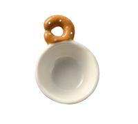 Creative Food Styling Handle Petit Bol de Céramique Mignon Home Dissper Plat Nourriture Manche Rond / Original Coquillage Fruit