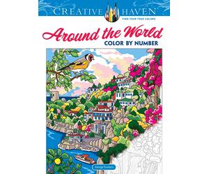 Creative Haven Around The World Color By Number