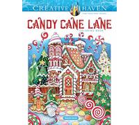 Creative Haven Candy Cane Lane Coloring Book