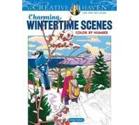 Creative Haven Charming Wintertime Scenes Color By Number