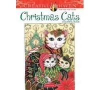 Creative Haven Christmas Cats Coloring Book