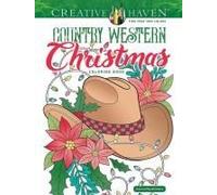 Creative Haven Country Western Christmas Coloring Book