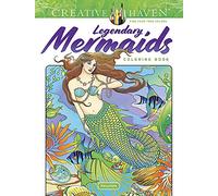 Creative Haven Legendary Mermaids Coloring Book