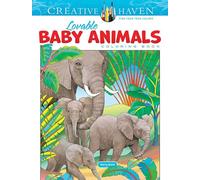 Creative Haven Lovable Baby Animals Coloring Book