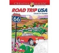 Creative Haven Road Trip USA Color by Number - George Toufexis - Dover Publications Inc. - Livre en Anglais - Paperback George ToufexisGeorge Toufexis (Auteur)