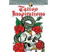 Creative Haven Tattoo Inspirations Coloring Book