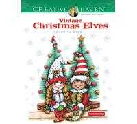 Creative Haven Vintage Christmas Elves Coloring Book