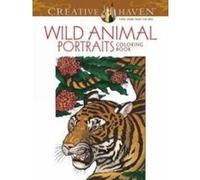 Wild Animal Portraits Adult Coloring Book