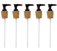 Creative Hobbies Distributeur à Pompe Noir avec Bouchon en liège pour Un Ajustement Facile (Pkg/5)