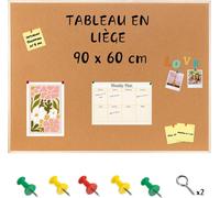 Creative Home 90 x 60 cm Tableau Liege Mural - Panneau Liege Mural Tableau Liège