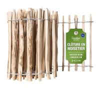 Creative Home Clôture en Bois de Noisetier de 50 cm de haut et 5 m de long