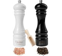 Creative Home Duo Moulin a Poivre et Sel Manuel en Bois Hauteur 18 cm