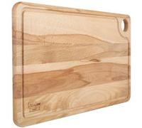 Creative Home Grande Planche a Decouper Bois 42 x 24,5 x 1,5 cm Rainure pour le Jus Marron G