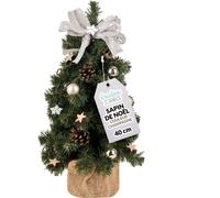 Creative Home Mini Sapin de Noël Artificiel Taupe 40 cm - Décoration Noël