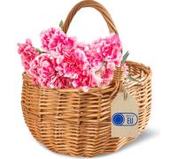 Creative Home Panier de Pâques en Osier 22 x 22 x 26 cm - Tissé à la Main,