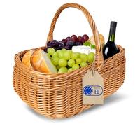 Creative Home Panier en Osier avec Poignées 36 x 26 x 31 cm